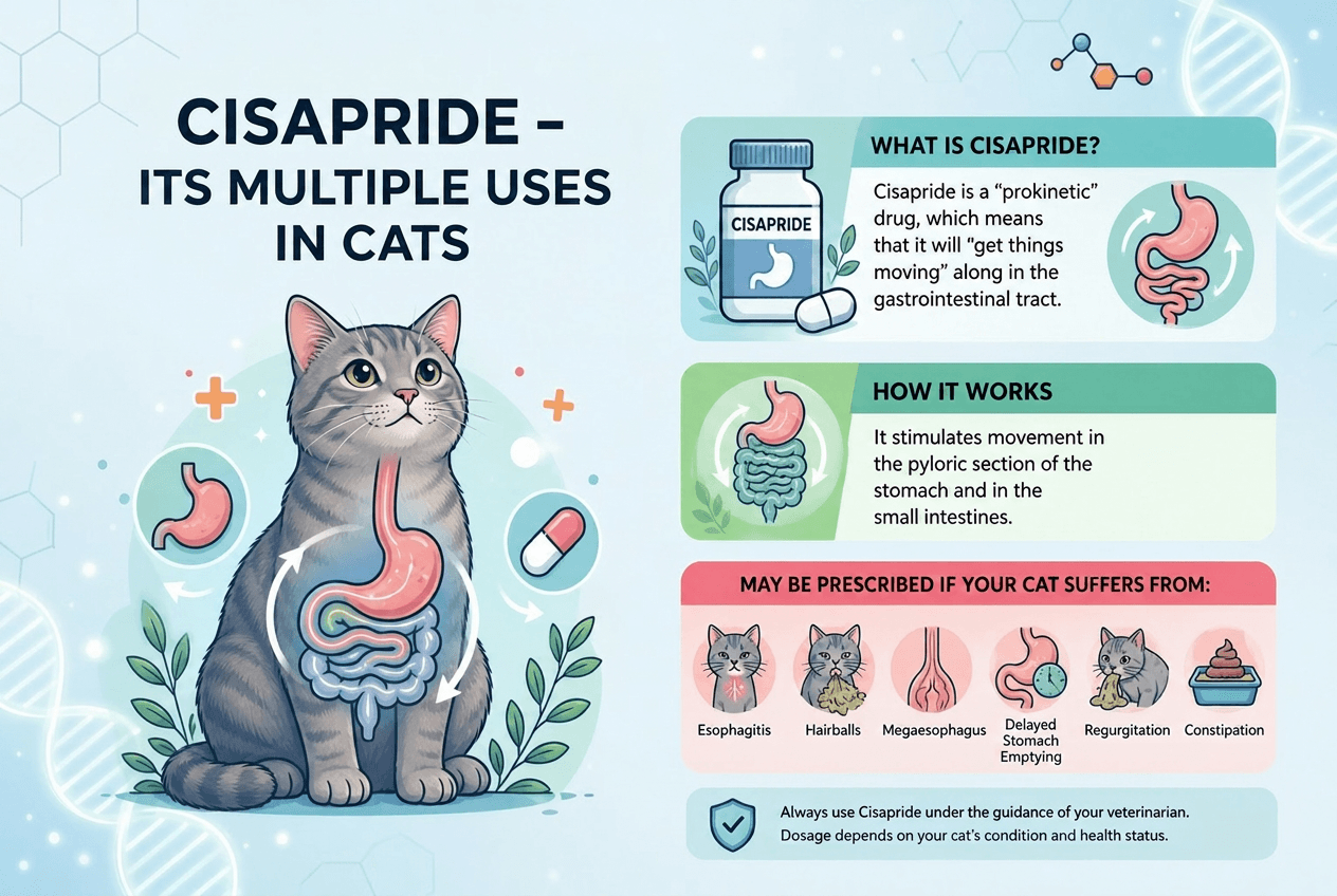 Cisapride – It’s Multiple Uses in Cats