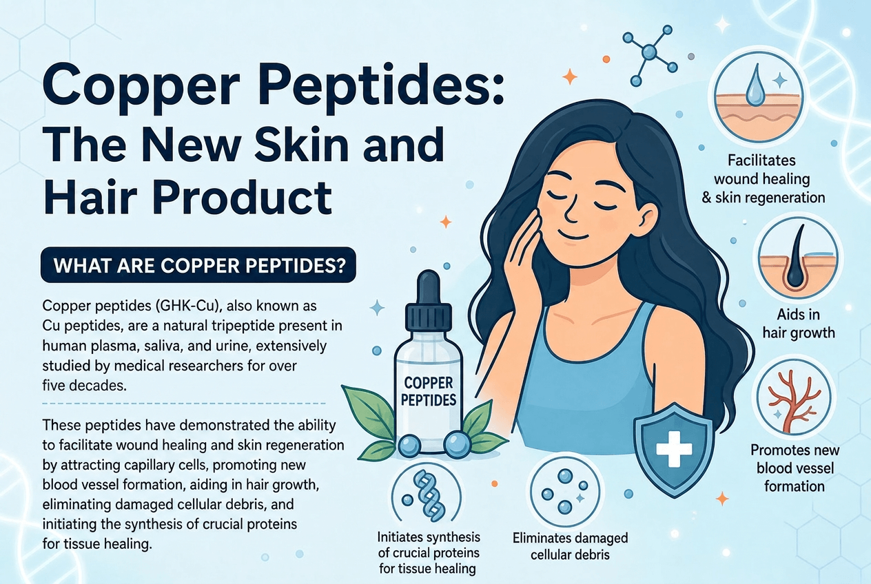 Copper Peptides: The New Skin and Hair Product