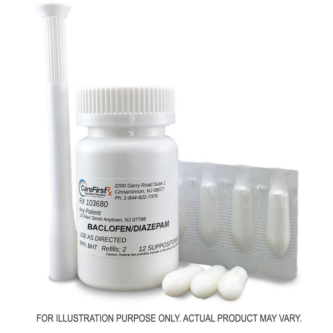 Baclofen/Diazepam Compounded