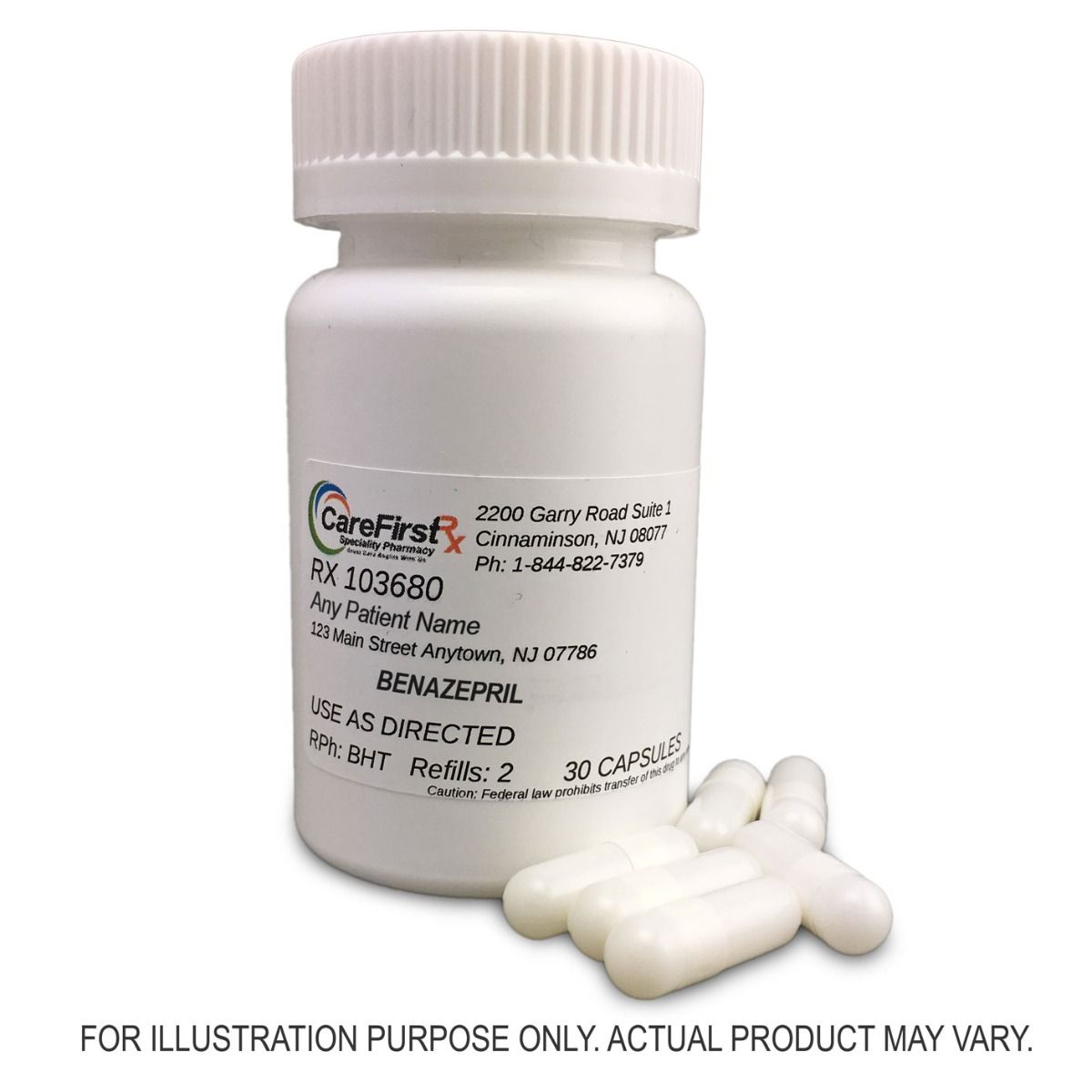 Benazepril Capsules Compounded