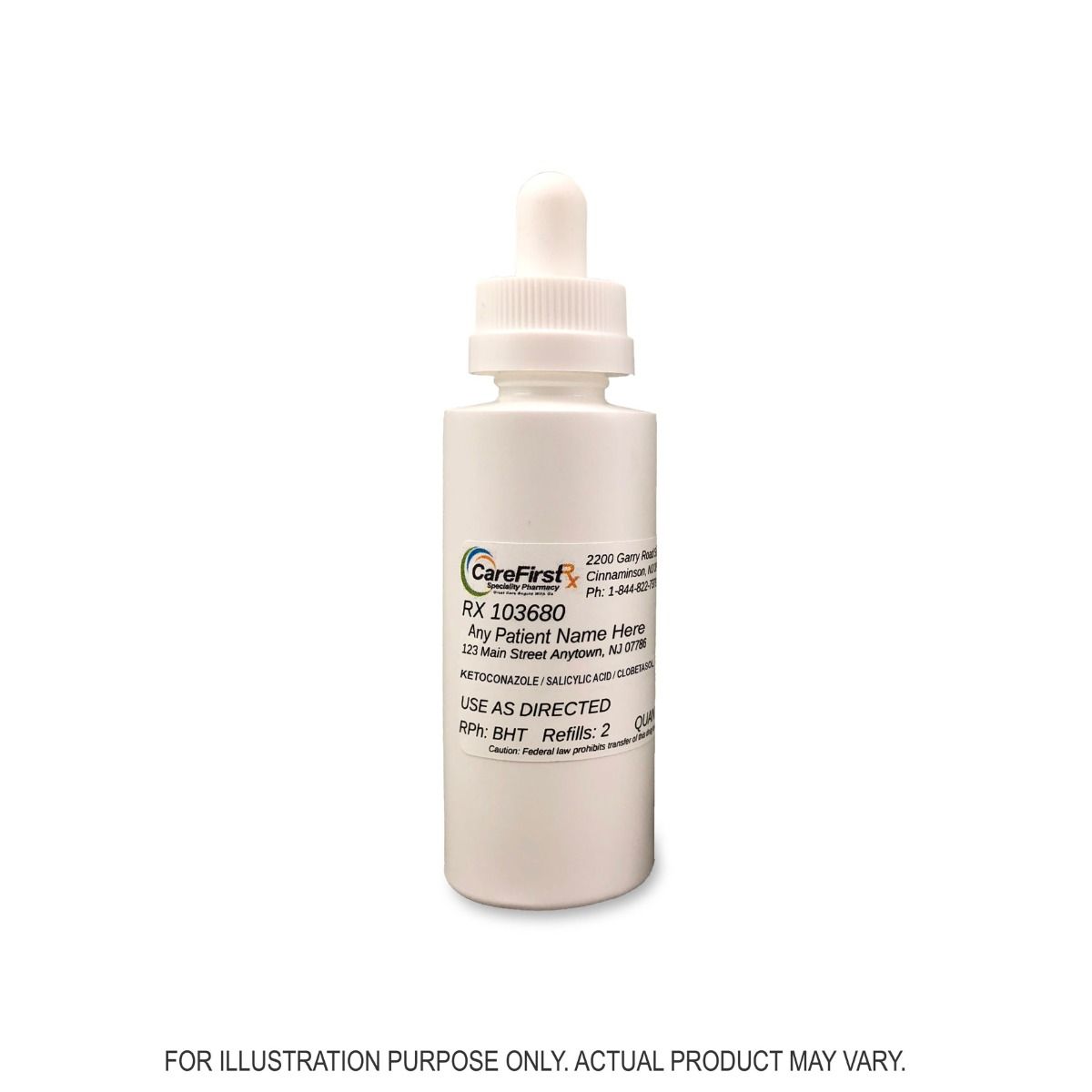 Ketoconazole / Salicylic Acid / Clobetasol Shampoo Compounded