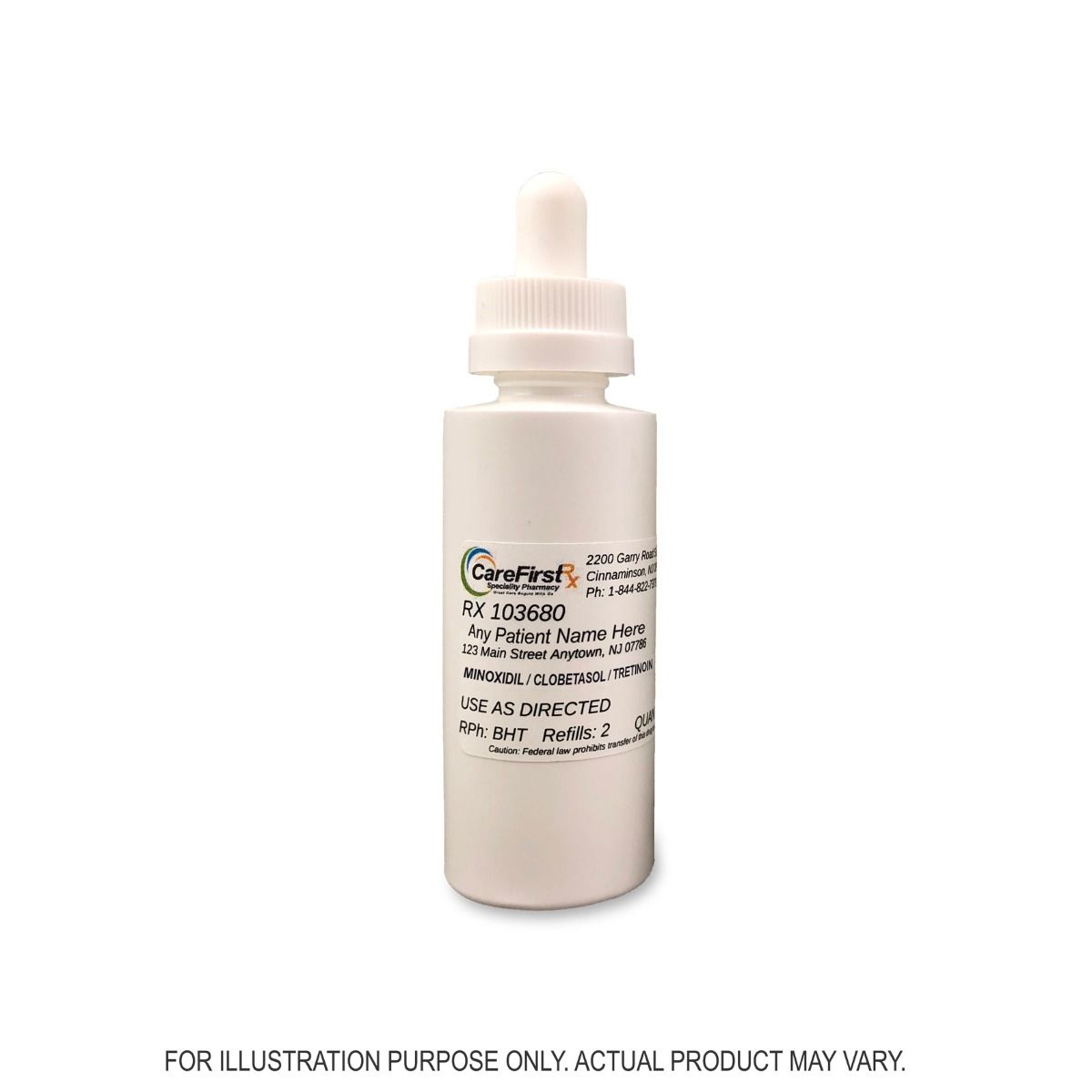 Minoxidil / Clobetasol / Tretinoin Solution Compounded